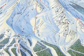Trail Map Big Sky Resort The Bowl Inset