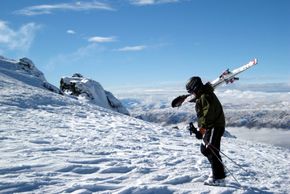 Great panorama at Eagle Rock Trail at Cardrona Alpine Resort.