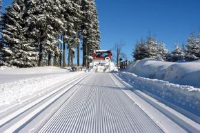 The cross-country trails are perfectly shaped