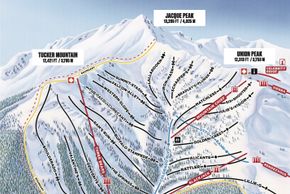 Trail map Copper Bowl