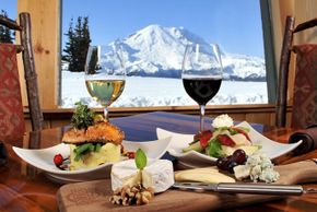 A meal is twice as delicious with such a backdrop.