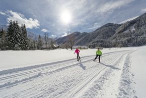 After alpine skiing, Carinthia's winter landscape invites you to go cross-country skiing.