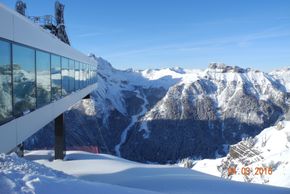 On the top of the Dolomites
