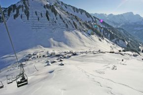 The lifts start right in Faschina.