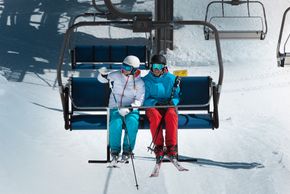 There are three quad chairlifts.