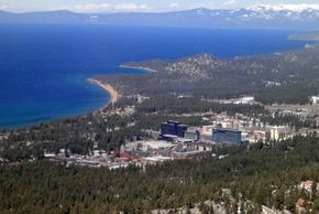 Here you can see the border between Nevada and California.