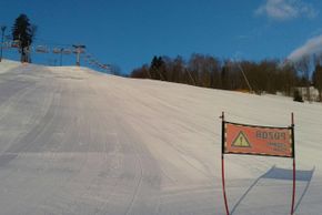 The wide slopes are rarely overcrowded.