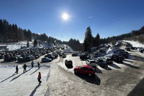 The parking spaces at Hochficht are free of charge.