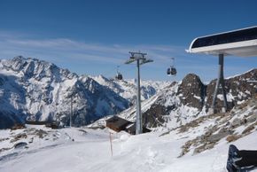 View and slope at the Hohsaas top station