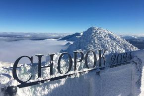 The summit of Chopok is located at over 2000 meters.