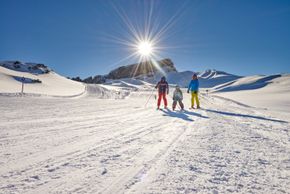 Family ski day on Ifen.
