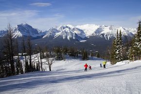 The fact that all ability levels are covered on almost every single lift in Lake Louise is pretty remarkable and a unique feature.