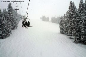 Double chair over Fire Cut run.