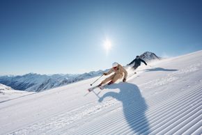 The Stubai Glacier is the largest glacier ski area in Austria.