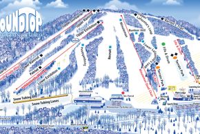 Trail Map Roundtop Mountain Resort