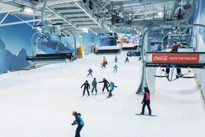 The slope is 500 meters long.