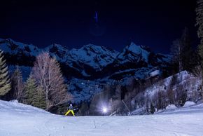Thew views of Chäserrugg are extraordinary both by day and by night.