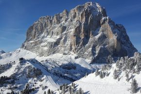 Ausblick auf den Langkofel