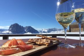 Genussmoment auf der Seceda Alm