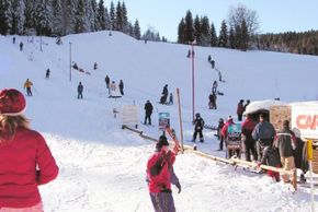 Ski- and toboggan slope in Wildenthal