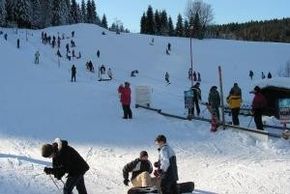 Ski lift and slope in Wildenthal