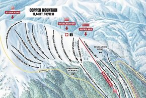 Pistenplan Spaulding Bowl