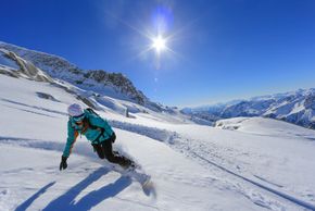 Pistenspaß im Skigebiet Les Grands Montets