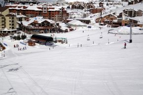 Die Pisten im unteren Bereich des Skigebiets sind fast ausnahmslos auch für weniger geübte Skifahrer geeignet.