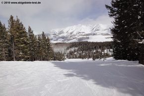 Ideal zum Üben mit dem Nachwuchs: Die einfache (in USA grün markierte) Piste Mineral Point!