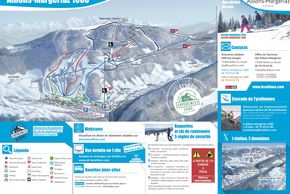 Pistenplan Aillons-Margériaz 1000