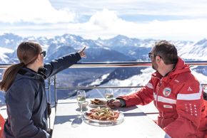 Lunch with a view / Aletsch Arena