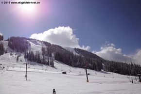 Die sehr einfachen Abfahrten am Molly Hogan Lift sind auch für ungeübte Skifahrer geeignet.