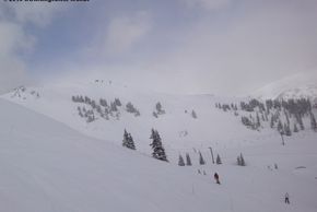 Blick von der Abfahrt Powerline auf das Gebiet am Pallavicini Lift!