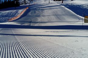 Die Pisten werden am Großen Arber perfekt präpariert.