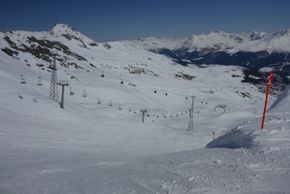 Abfahrt 2 vom Hörnli in Arosa