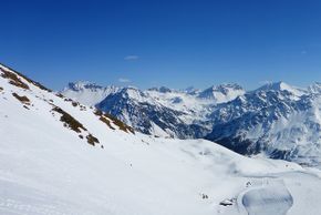 Panoramaaussicht in Arosa