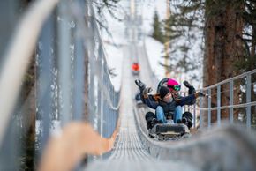 Der neue Breathtaker Alpine Coaster hat im Dezember 2017 eröffnet.