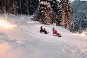 Ein Abenteuer für die ganze Familie: die Naturrodelbahn Aeroplan in Gastein.