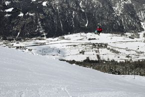 Während der Liftfahrt wird tief durchgeatmet, um gleich wieder fit für die nächste Abfahrt zu sein