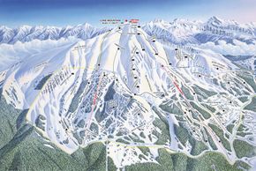 Pistenplan Big Sky Resort South Face