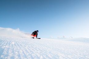 Das Skigebiet Björnrike erstreckt sich in sonniger Südlage.
