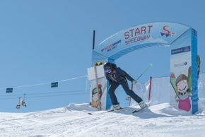 Aus der Speedmessstrecke haben Kinder und Erwachsene ihren Spaß.