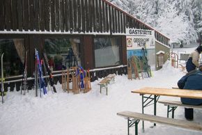 Die Geisskopfhütte steht auf 1097m Höhe