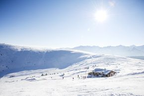 Abfahrten auf dem Rücken des Gitschbergs und Blick ins Pustertal!