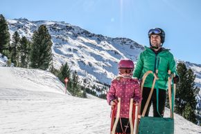 Neue Rodelbahn am Glungezer: Sie führt von der Bergstation zur Mittelstation.