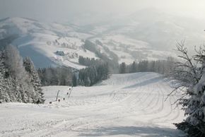 Im Skigebiet Glasenberg erwarten dich vier Pistenkilometer.