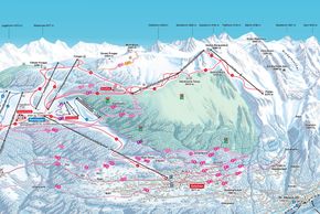 Pistenplan Grächen