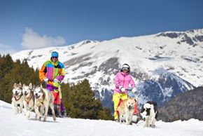Nicht nur auf Skiern lässt sich die Winterlandschaft in Grandvalira entdecken