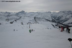 Blick auf den Bregenzerwald von der Bergstation der Gondelbahn!