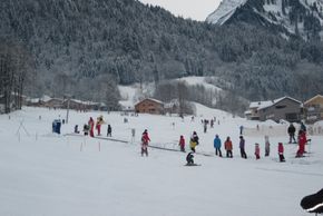 Zauberteppich im Anfänger-Areal neben der Talstation!